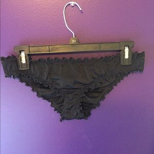 Black bikini bottoms